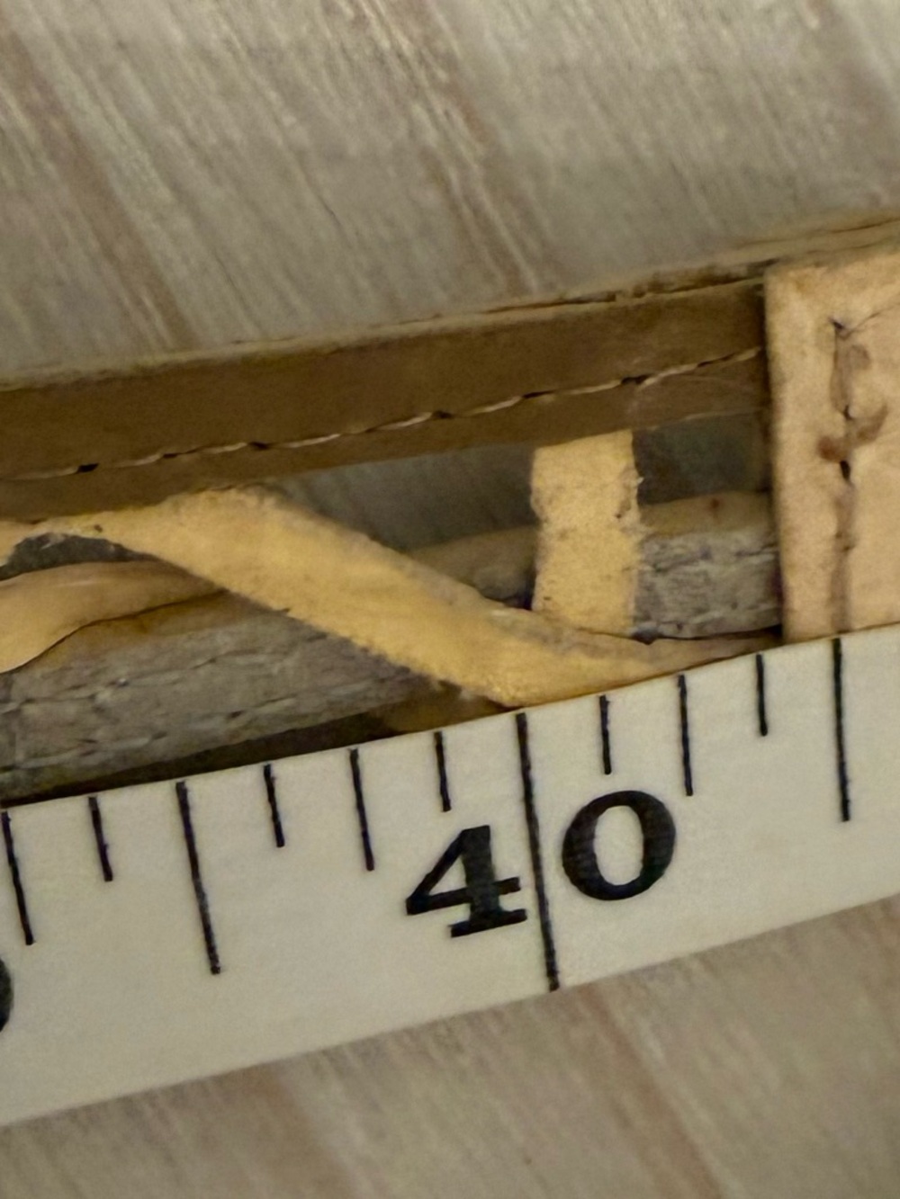 Woven Round-Buckle Women's Belt in Beige - Picture 4 of 4